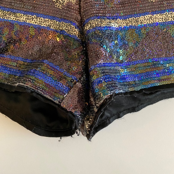 Forever 21 Sequin Shorts - Picture 3 of 6